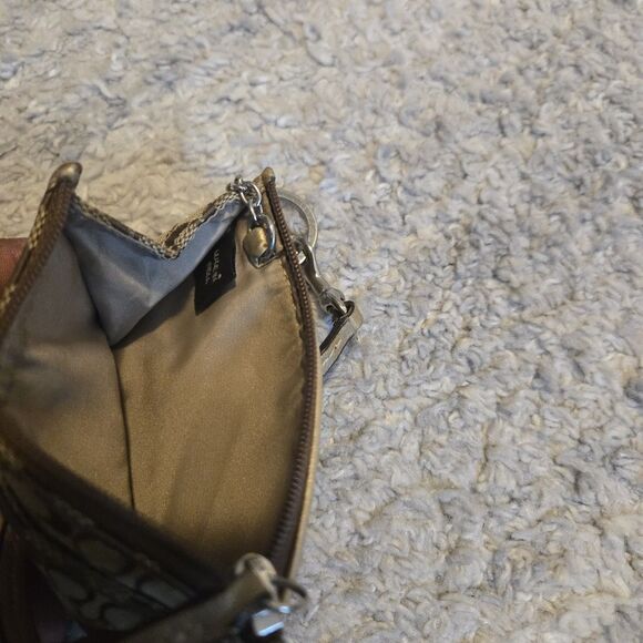 Vintage Coach Signature C Keychain Coin Purse Pouch Y2K Card Holder - Picture 4 of 6